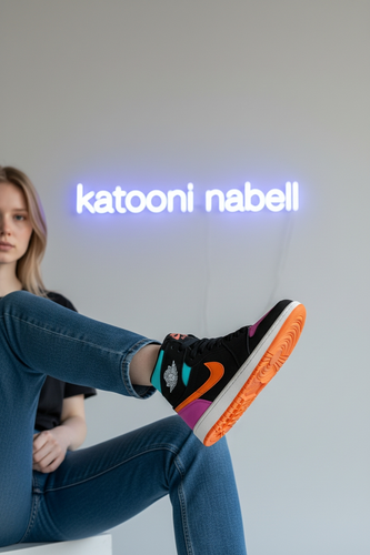 کتونی جردن 1 ساقدار زنانه طرح کندی