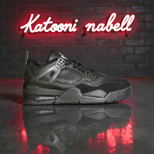 کتونی نایک جردن ۴ زنانه (بلک کت)